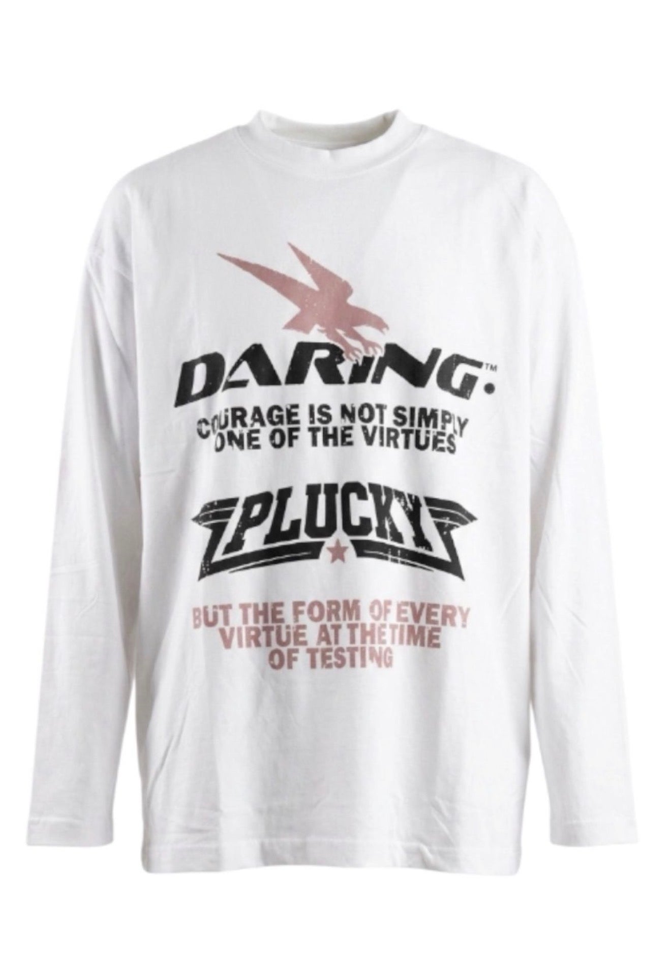 TEE DARING LONG-SLEEVE WHITE