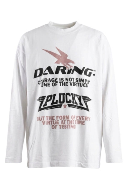 TEE DARING LONG-SLEEVE WHITE