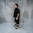 BLACK CARGO SHORT