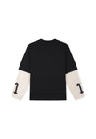 MENS 1971 SKULL DOUBLE LAYER RELAXED T-SHIRT - BLACK