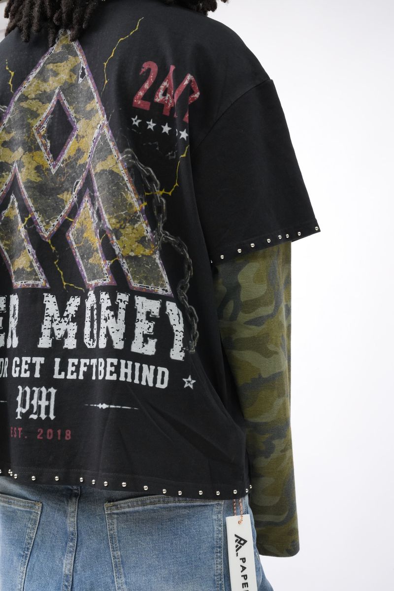 PM080 FOR THE DOGS 2 SHIRT BLACK