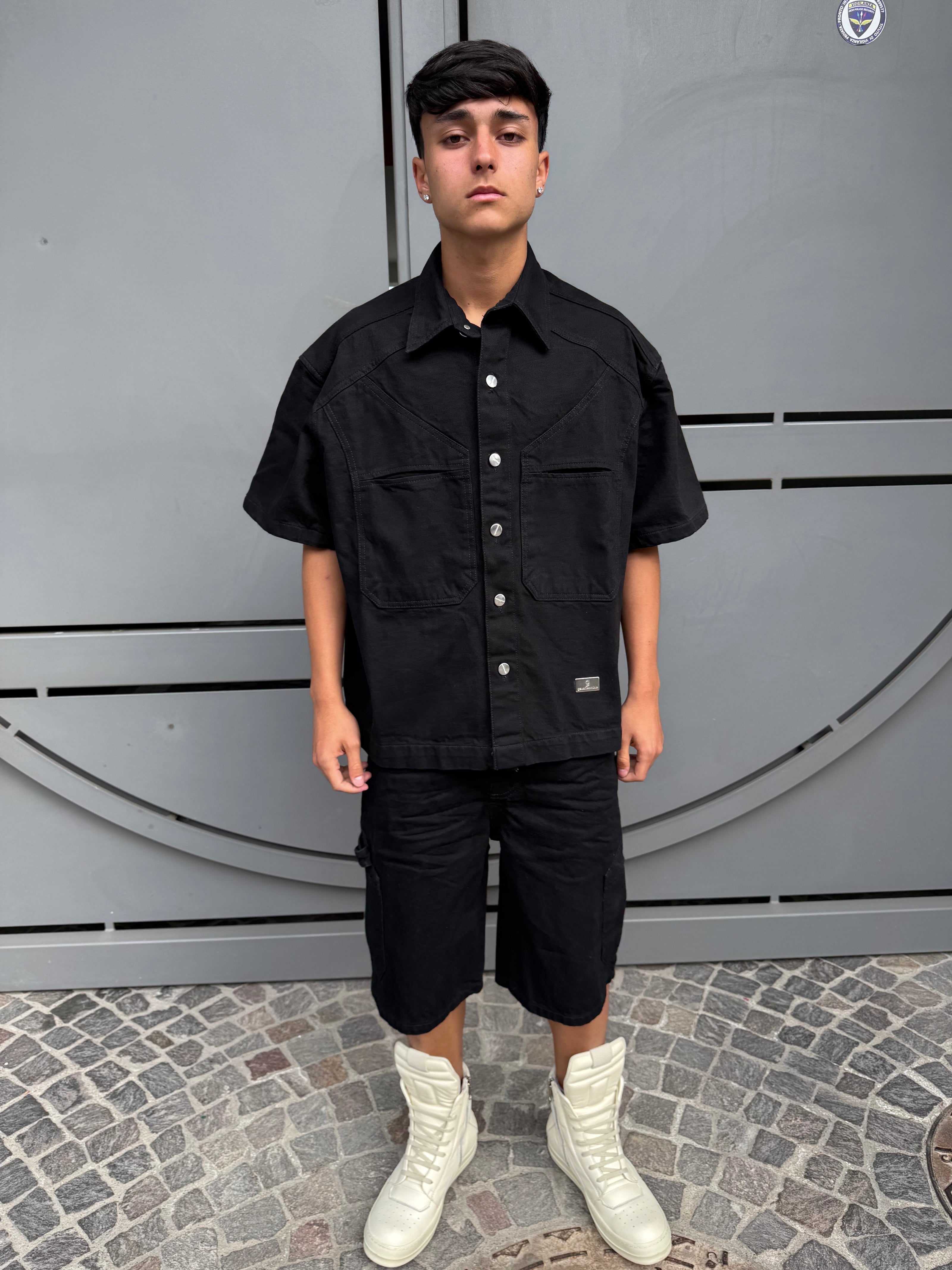 DENIM BLACK SHIRT