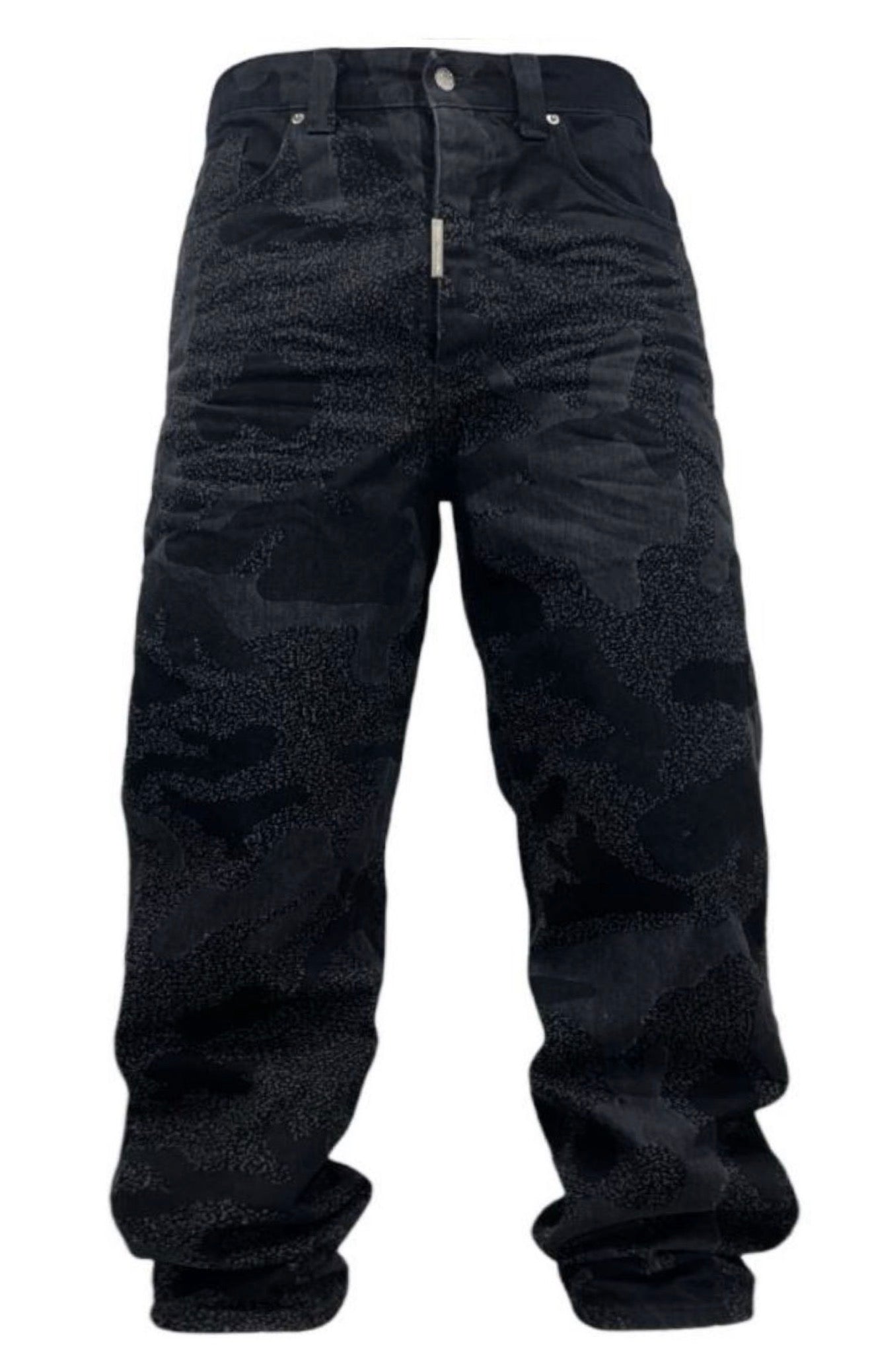 CAMO PIXEL BAGGHY BLACK