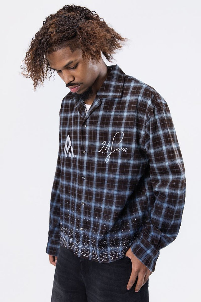 CRYSTALLIZED GREY SHIRT ‘PAPER MONEY’