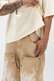 DUAL FLAMES SHORTS PAPERMONEY