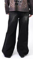 Outlaw Stud Denim - Black