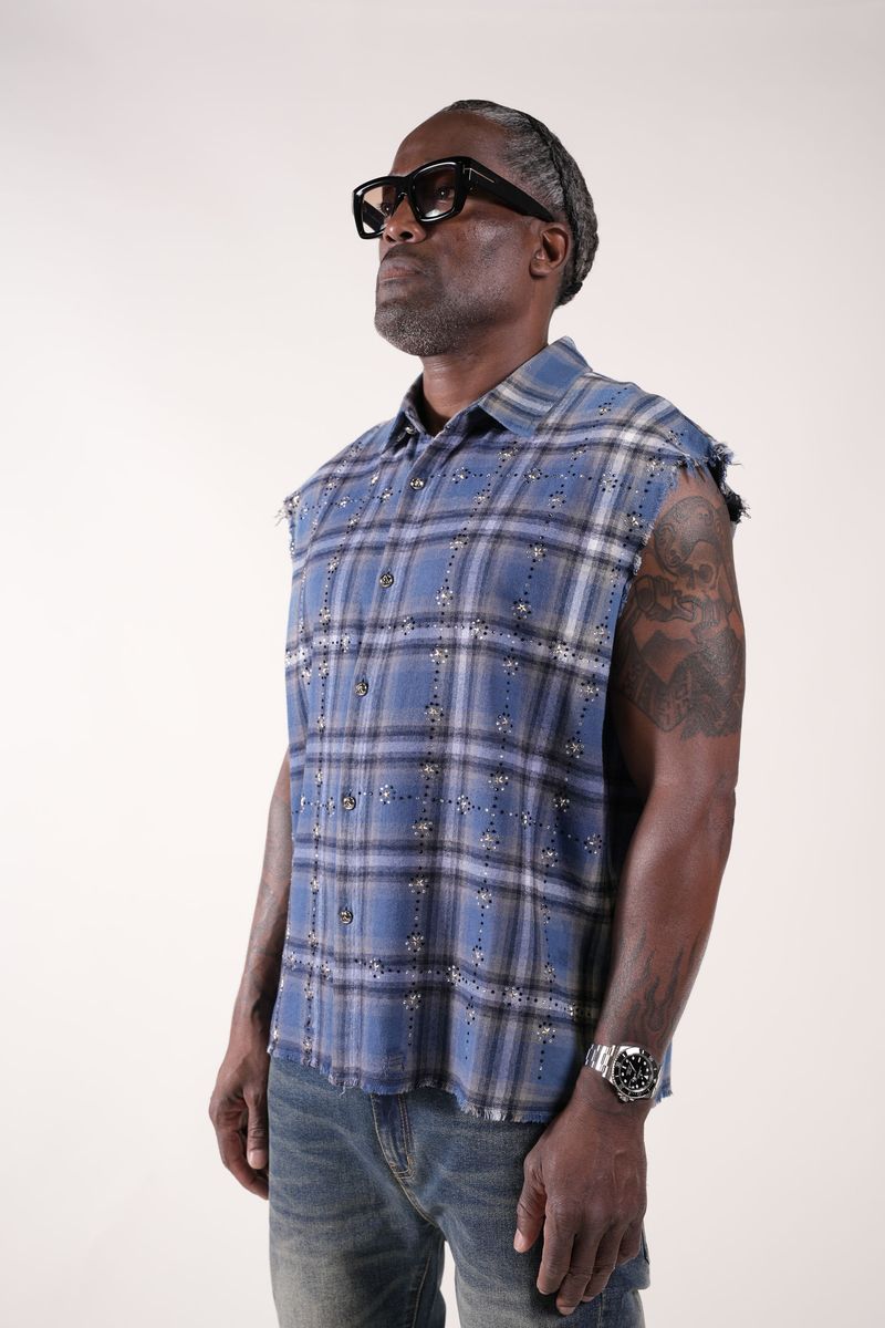 RHINESTONE FLANNEL