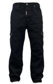 BLACK CARGO JEANS