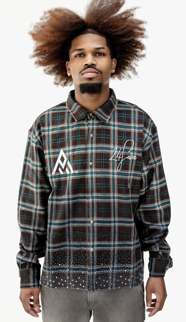 CRYSTALLIZED GREEN SHIRT ‘PAPER MONEY ‘