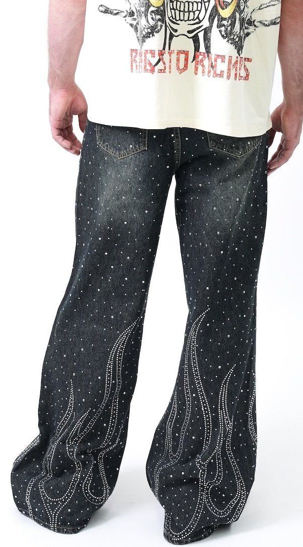Inferno Crystal Denim - Black