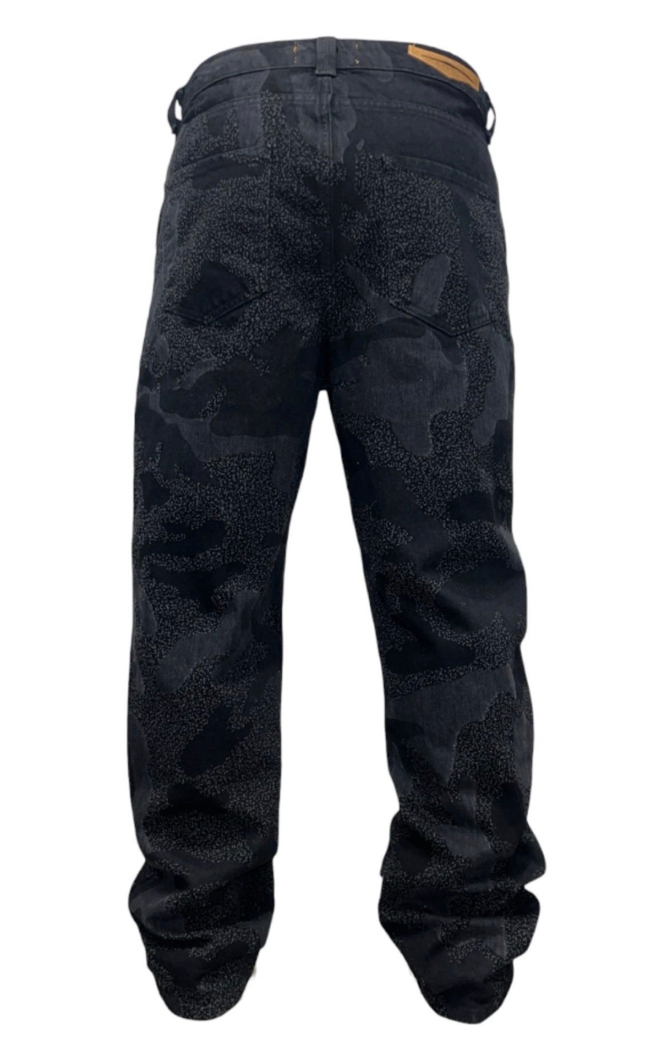 CAMO PIXEL BAGGHY BLACK