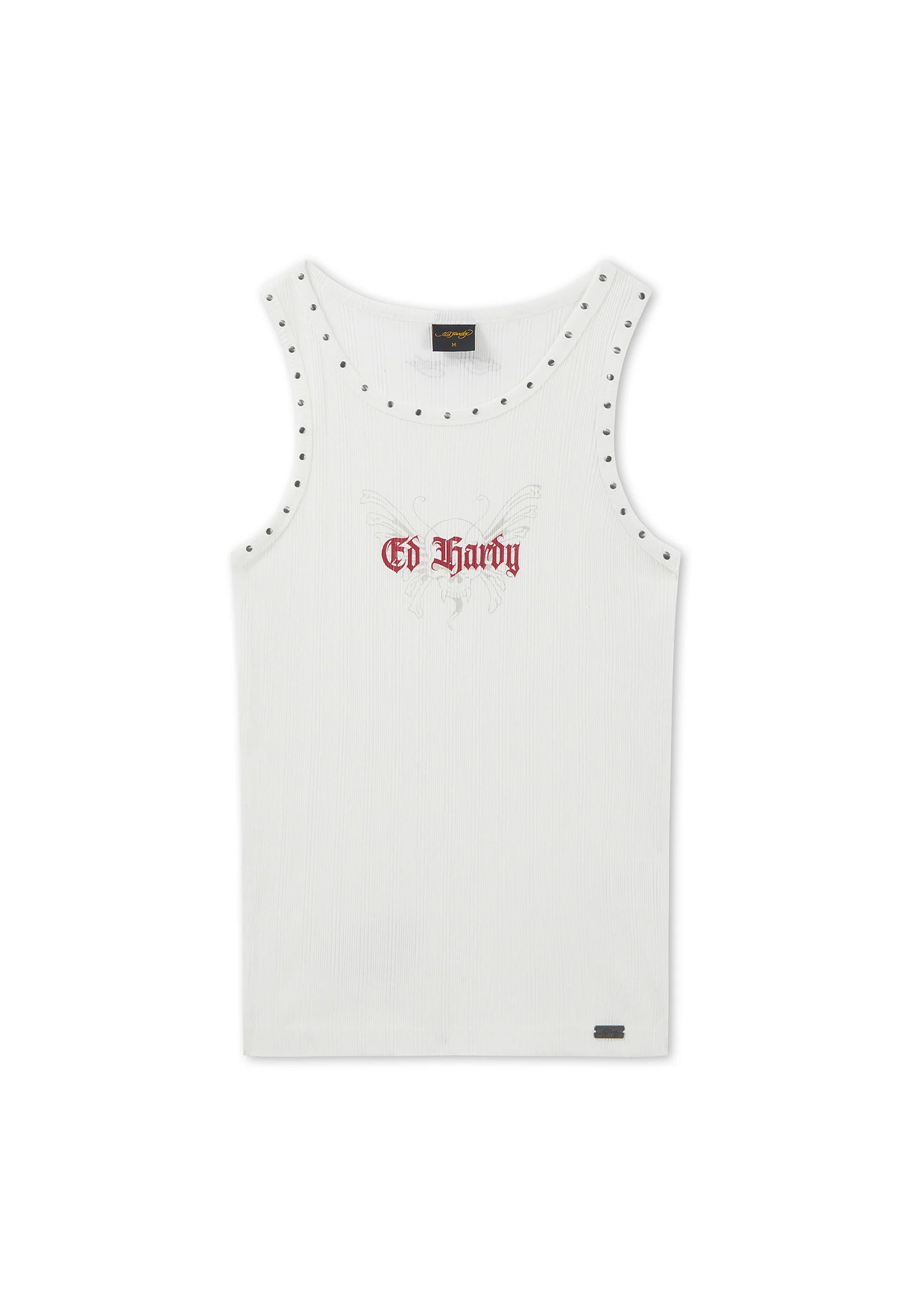 MENS ED HARDY STUDDED RIB VEST