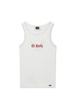 MENS ED HARDY STUDDED RIB VEST