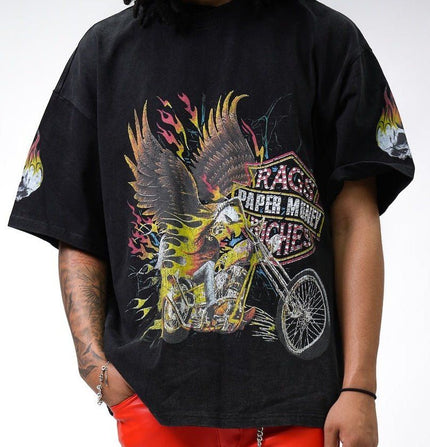 EAGLE RIDE TEE BLACK