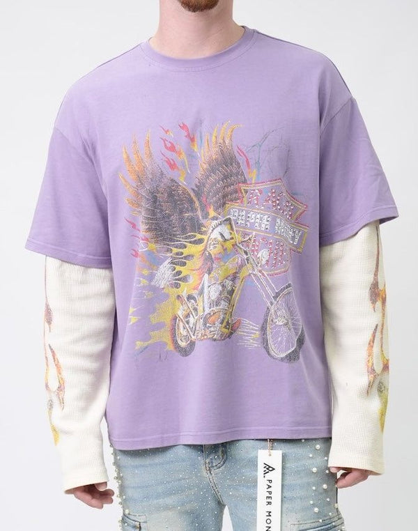 Eagle Ride Layered Thermal - Purple