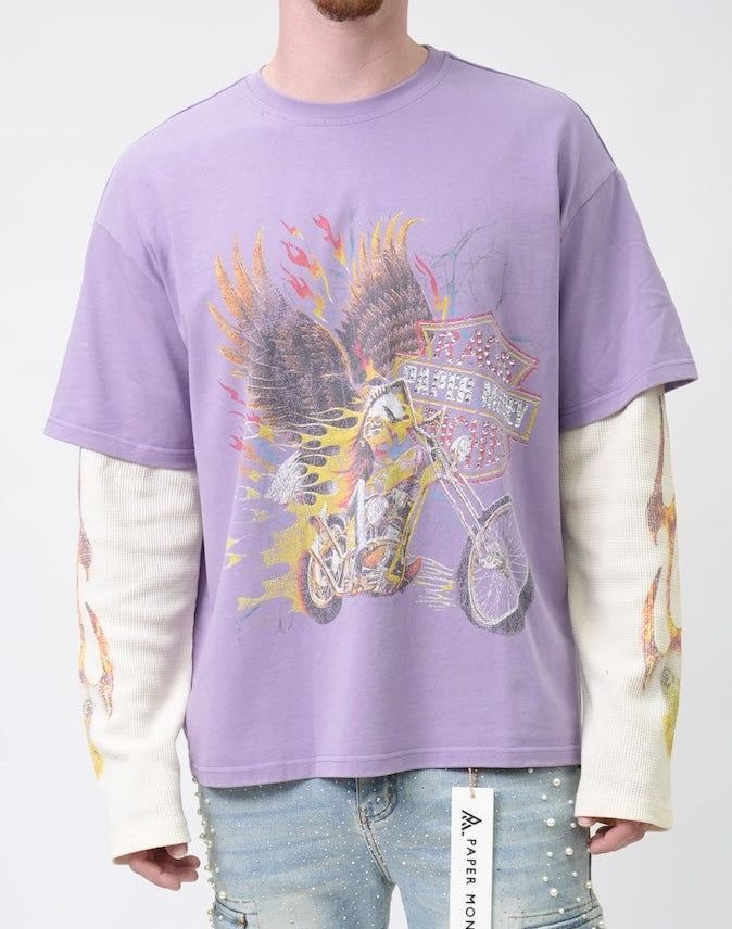 Eagle Ride Layered Thermal - Purple