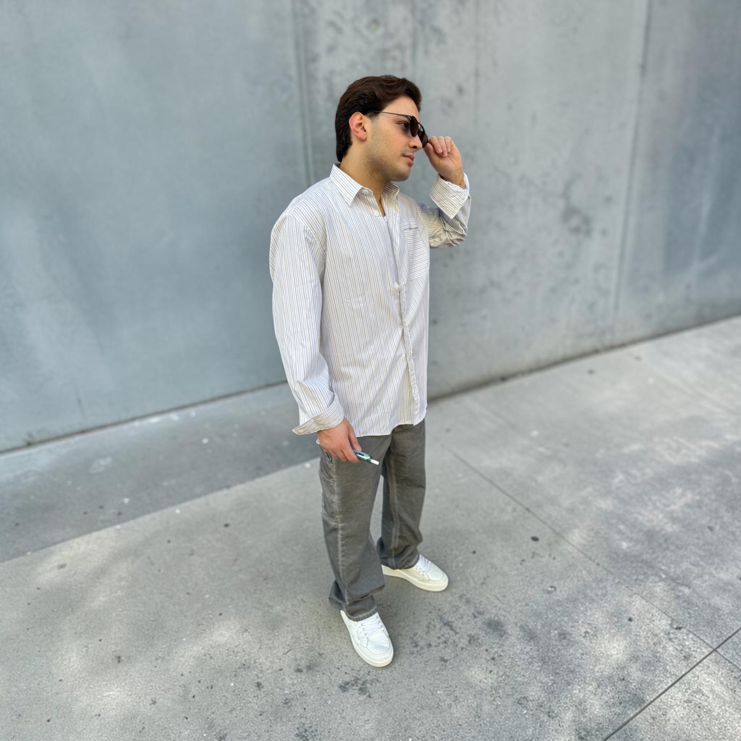 CAMICIA RIGATA ‘OFF WHITE’ GAVENSEMBLE