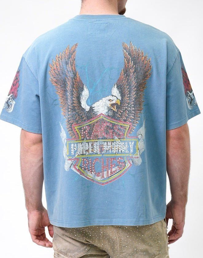 EAGLE RIDE TEE BLU