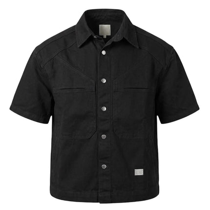 DENIM BLACK SHIRT