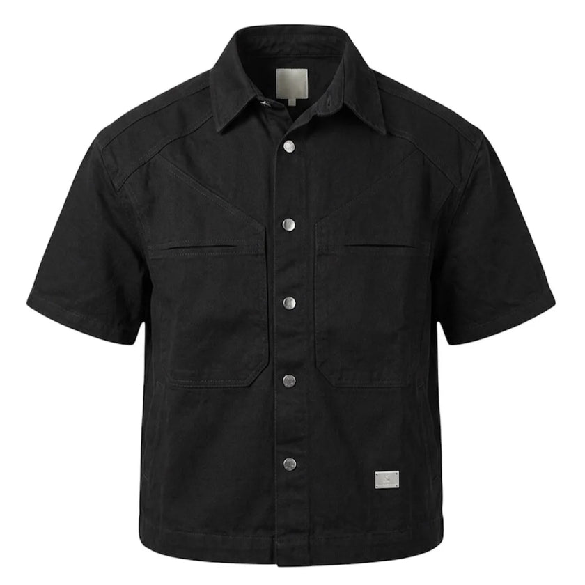 DENIM BLACK SHIRT