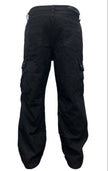 BLACK CARGO JEANS