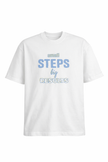 WHITE SMALL STEPS TEE