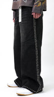 Outlaw Stud Denim - Black