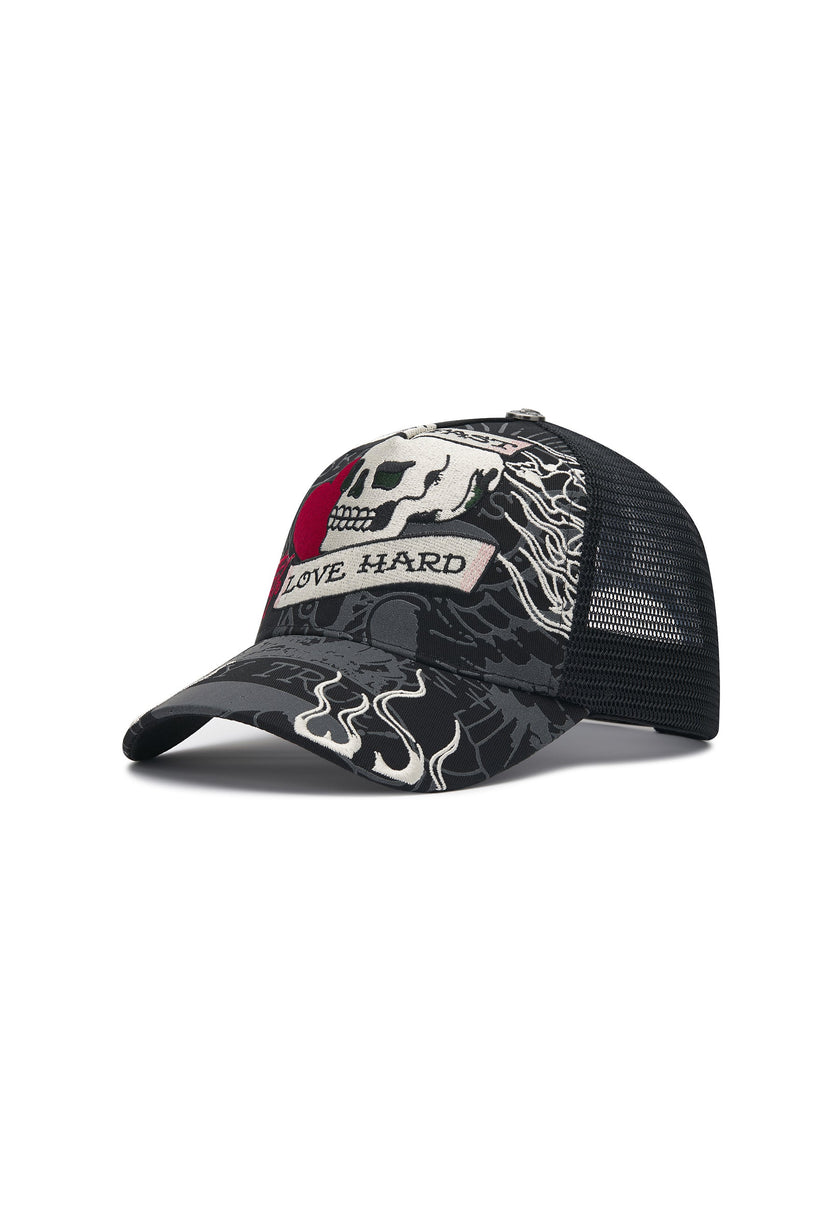 LIVE FAST LOVE HARD HAT