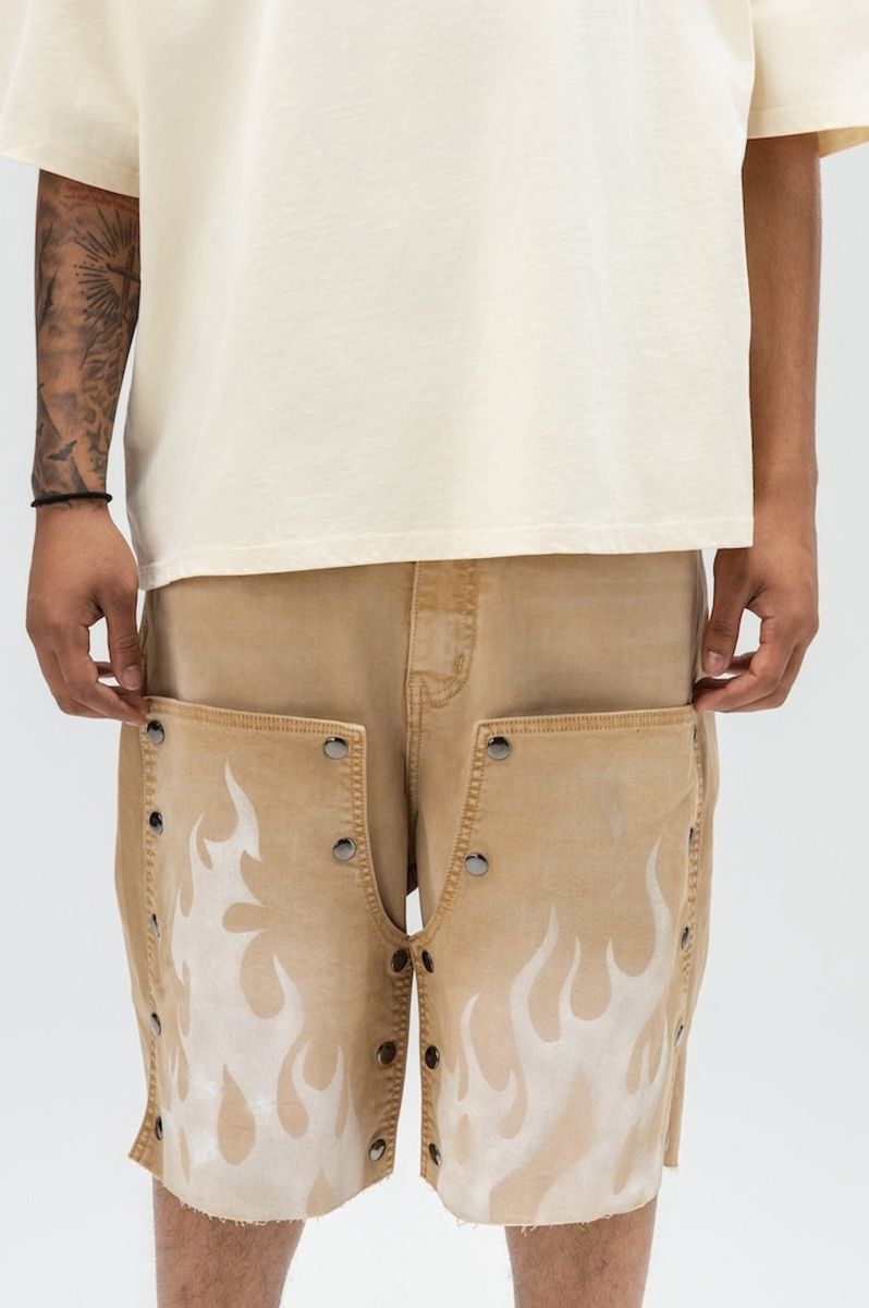 DUAL FLAMES SHORTS PAPERMONEY