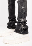 OBSIDIAN BLACK SPIDER DENIM