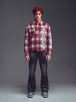 VINTAGE RED PLAID SHIRT