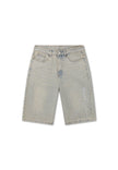 MENS DESERT SNAKE RELAXED DENIM JORT - BLUE SAND WASH