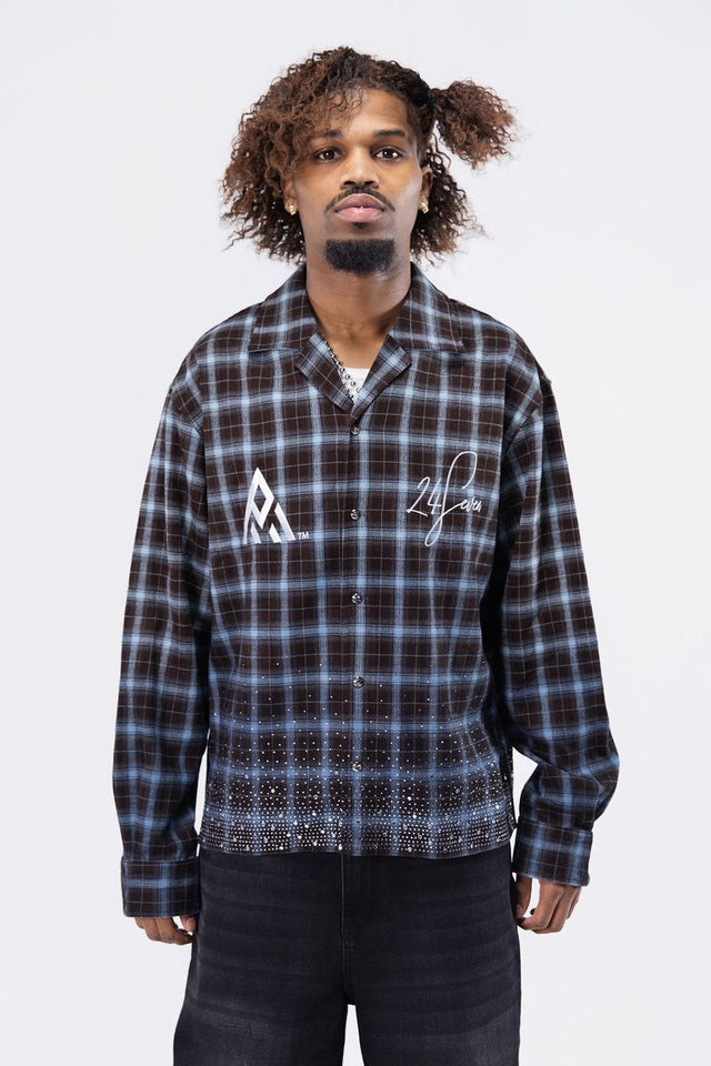 CRYSTALLIZED GREY SHIRT ‘PAPER MONEY’