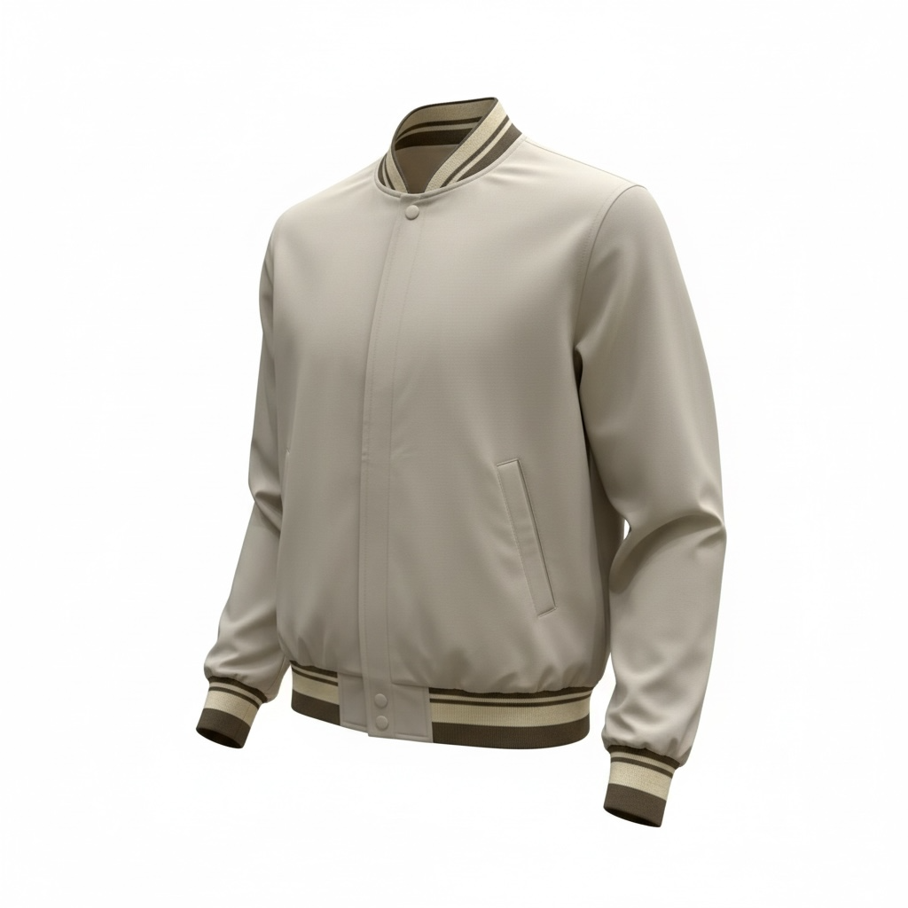 BEIGE JACKET COLLEGE PRIME