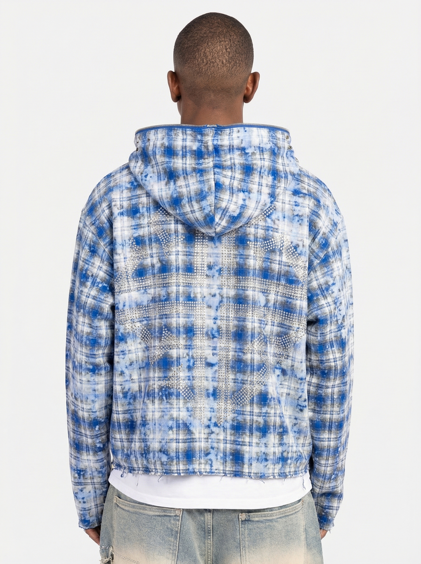 ARCTIC SKELETON HALF ZIP HOODIE
