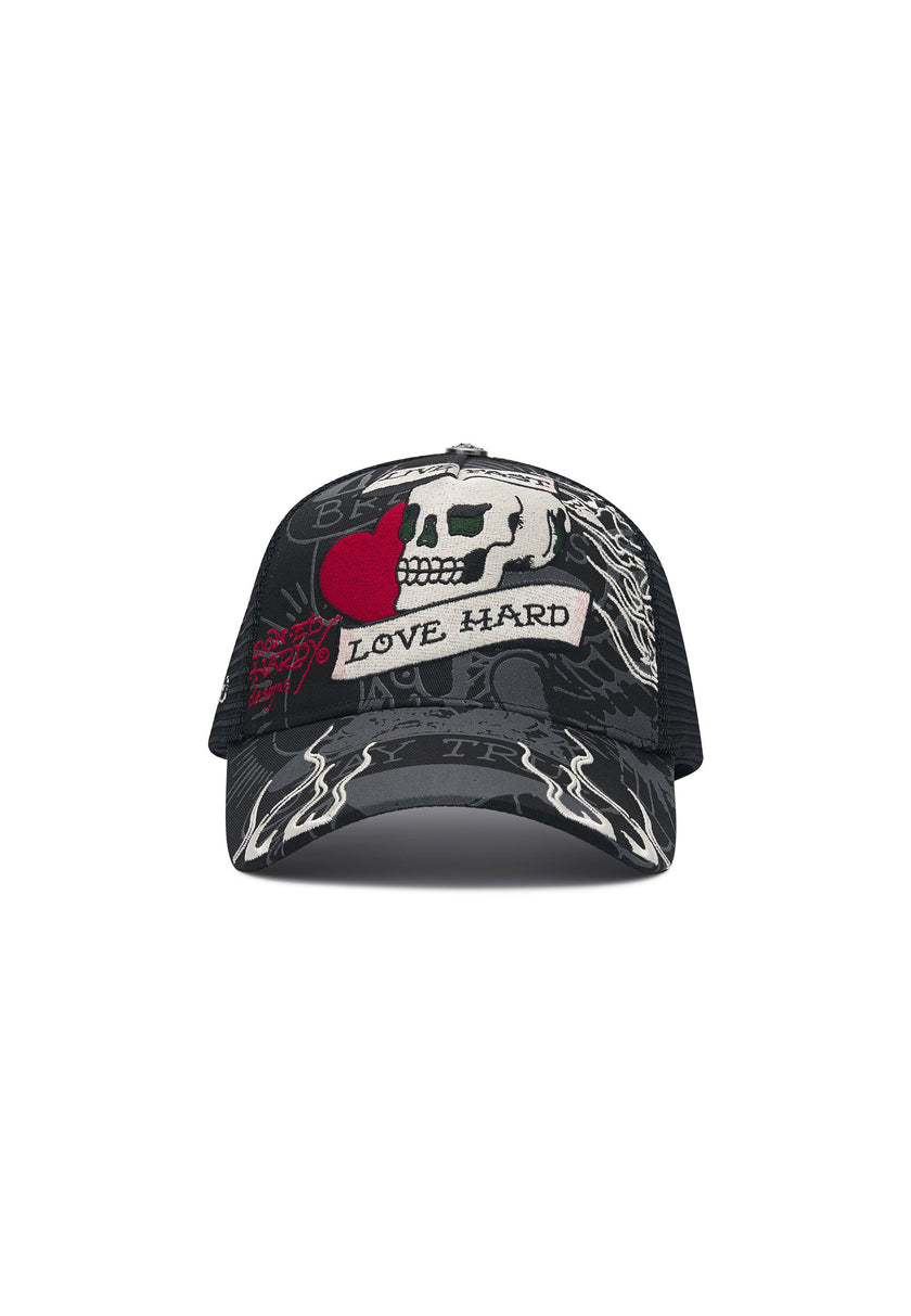 LIVE FAST LOVE HARD HAT