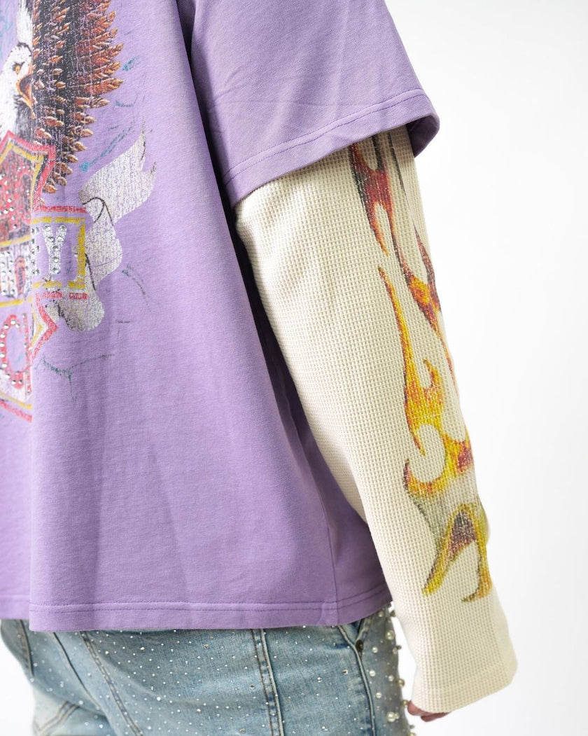 Eagle Ride Layered Thermal - Purple