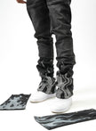 Dual Flames Pants - Black