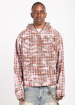 RUSTY SKELETON HALF ZIP HOODIE