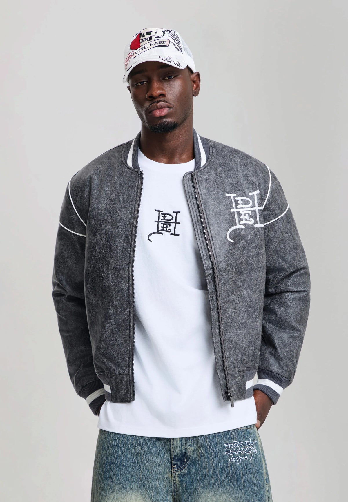 RELAXED BOMBER JAKCET ED HARDY
