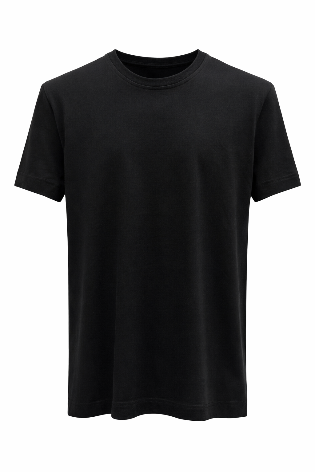 BLACK T-SHIRT FILO DI SCOZIA