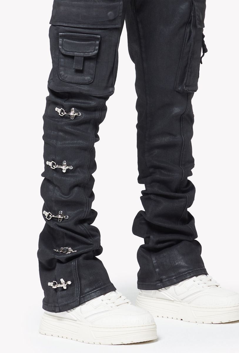 OBSIDIAN BLACL WAXED CARGO