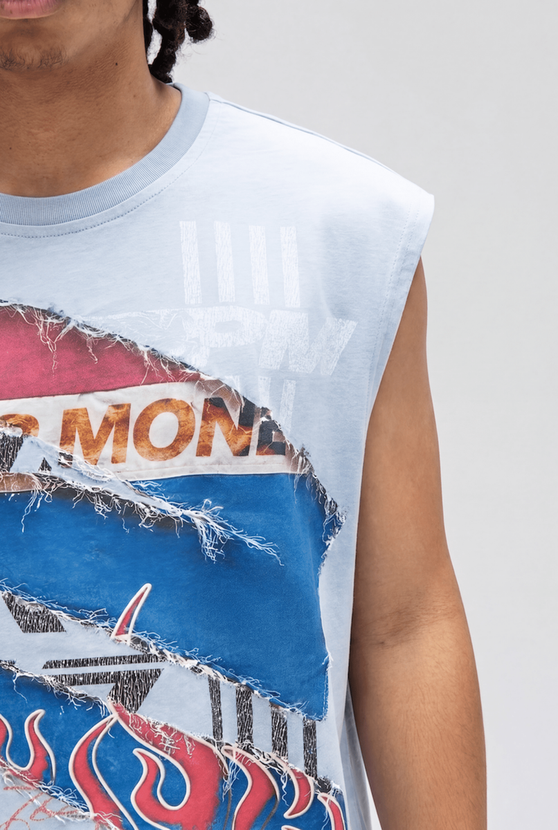COUNTERFEIT SLEEVELESS