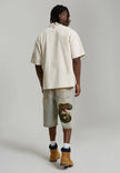 MENS DESERT SNAKE RELAXED DENIM JORT - BLUE SAND WASH