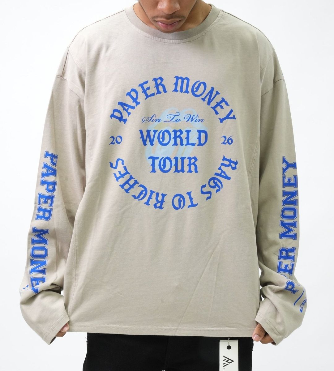 SIN TO WIN SHIRT BEIGE