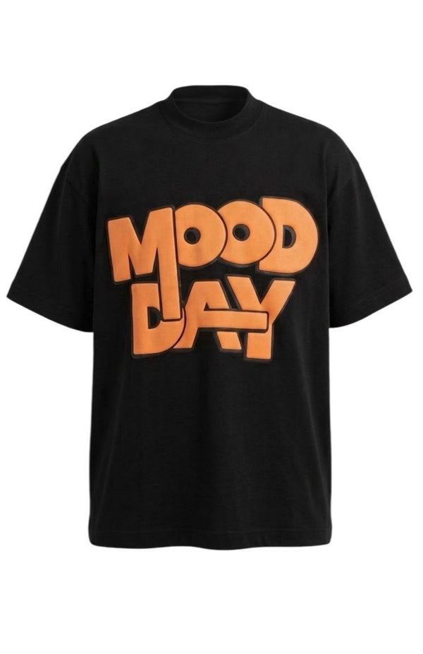 BLACK ‘MOOD DAY’ TEE