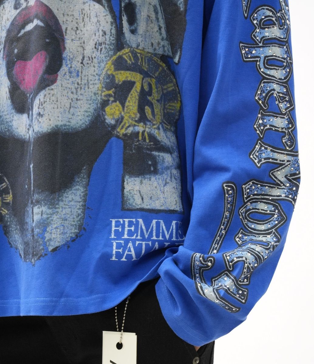 FEMME FATALE SHIRT BLUE