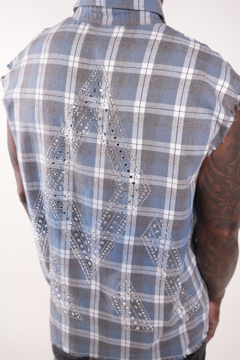RHINESTONE FLANNEL