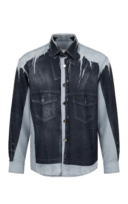 FAKE JEANS SHIRT