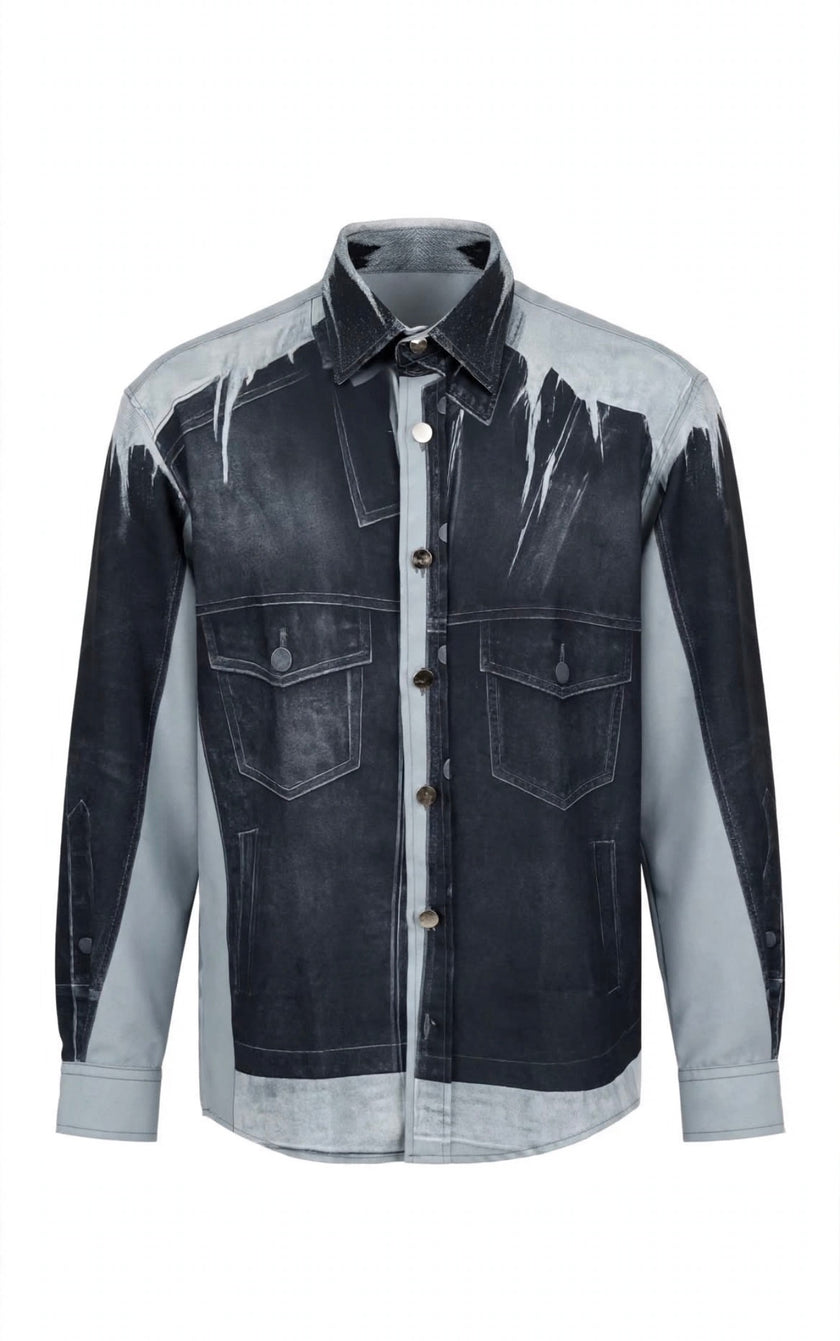 FAKE JEANS SHIRT